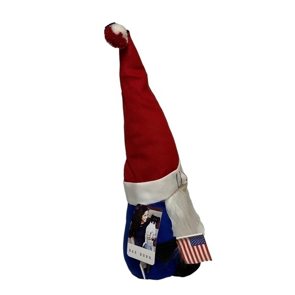 XL 20” tall Rae Dunn America The Beautiful Gnome new memorial day NWT - Picture 2 of 5